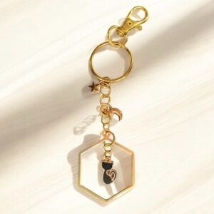 ⚜️🐈‍⬛Sassy Cat Handcrafted Keychain